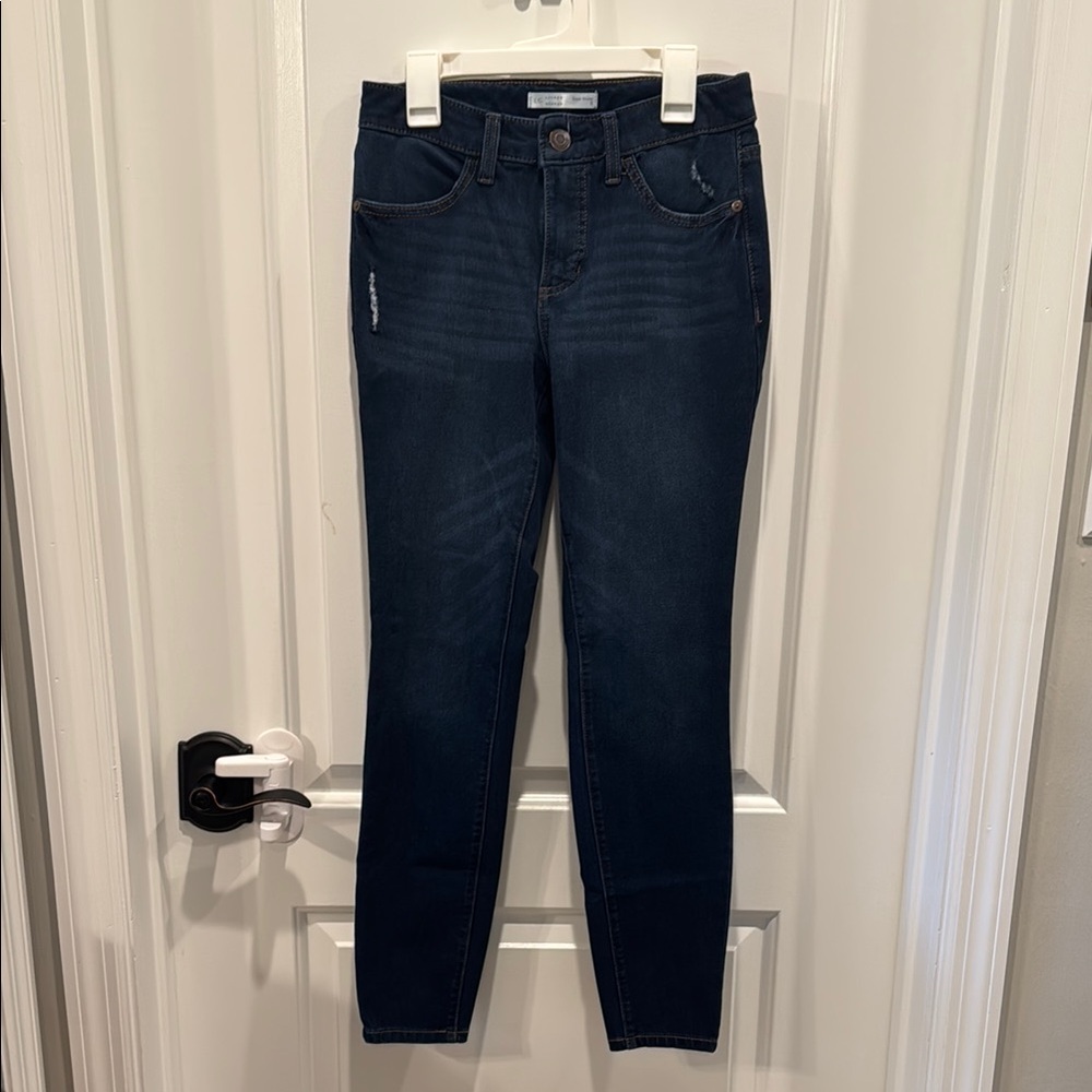 LC Lauren Conrad Blue Skinny Jeans with Classic Fit
